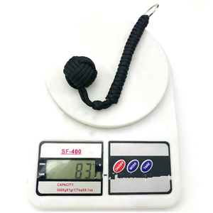 Cordon <span class=keywords><strong>de</strong></span> survie tactique <span class=keywords><strong>de</strong></span> camping 550 Paracord Monkey Fist avec boule en acier - Product Image 6