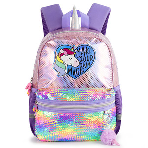 Unicorn <b>Backpacks</b> Girls Bag Sequins School Bag Toddler <b>Backpack</b> Animal for <b>Children</b> Custom School <b>Backpacks</b> for Kids Girls - Product Image 1