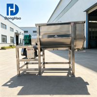 Mélangeur à ruban Dong Hao 2000L 3000L en acier inoxydable horizontal pour le mélange de poudre détergente