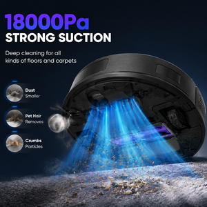 Robot Vacuum Cleaner with Self Emptying Station LDS Navigation Smart APP Control Wet <b>Dry</b> Sweeping <b>Mopping</b> Robot Vacuum OEM ODM - Product Image 4