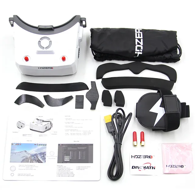 HDZERO BOXPRO Digital Analog Eye Mask Glasses FPV Traveling Airplane Head-mounted Low Latency DVR High Sensitivity Reception