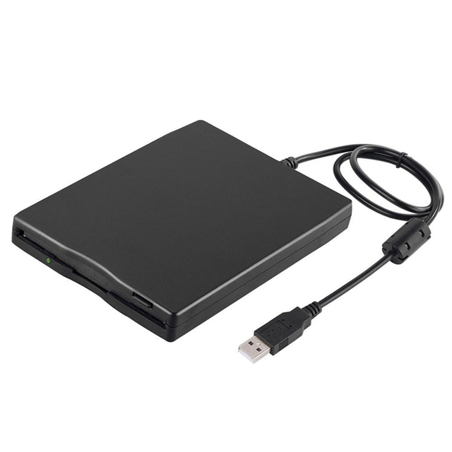 3.5 Inch USB Mobile Floppy Disk Drive Portable 1.44MB External Diskette FDD for Laptop Notebook PC
