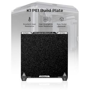 Placa de Construcción Creality K1 PEI de 9.25 x 9.25 x 9.25 Pulgadas con Recubrimiento Magnético en Polvo para Ender 3 V3 SE S1 - Product Image 2