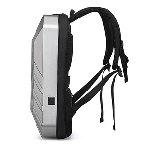 Sac à dos d'affaires multifonction pour hommes <span class=keywords><strong>Pc</strong></span> Hard Shell Laptop Bag Smart Cool Led Men USB Charging Anti-theft Waterproof Backpack - Product Image 3