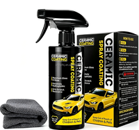 Spray de revêtement céramique nano pour voiture, protecteur de peinture hydrophobe, cire liquide, brillance élevée, hydrofuge, revêtement céramique pour voiture