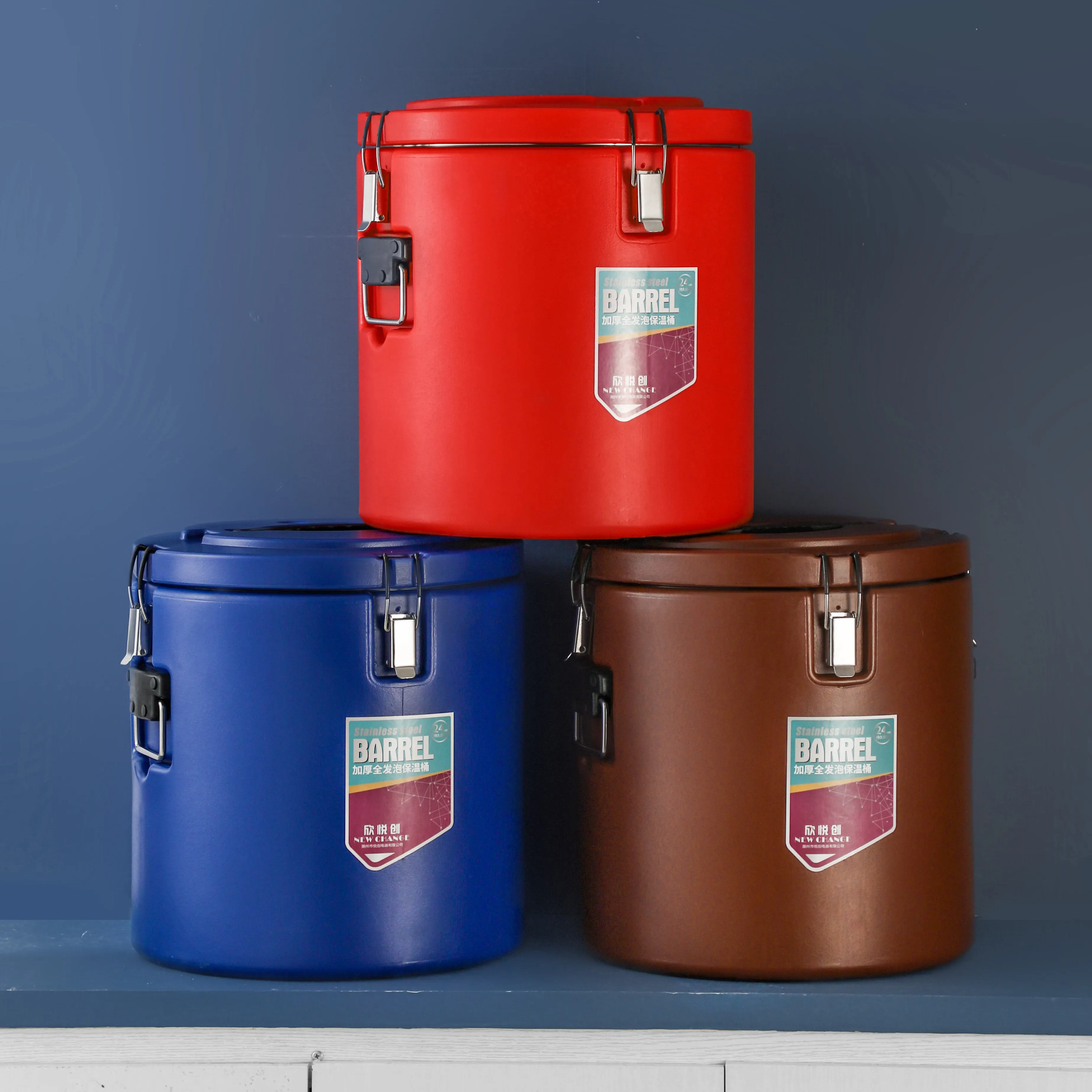 Hot-sale Portable Outdoor Insulation Food Warmer Bucket Thermos Barrel