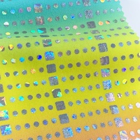 Tissu en nylon et élasthanne extensible dans les quatre sens, imprimé holographique métallisé irisé Mystique, faible MOQ, pour maillots de bain et vêtements de danse