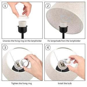 Đơn giản khách sạn bàn đèn Đương Đại hiện đại bảng đèn ánh sáng ban đêm trang trí nội thất cạnh giường ngủ đọc sách ánh sáng bán buôn vải bóng râm LED - Product Image 3