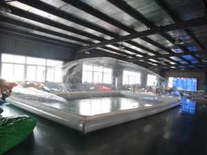 WINSUN Dôme de <span class=keywords><strong>piscine</strong></span> gonflable transparent géant pour l'extérieur, couverture de <span class=keywords><strong>piscine</strong></span> gonflable transparente, tente de <span class=keywords><strong>piscine</strong></span> à bulles - Product Image 5