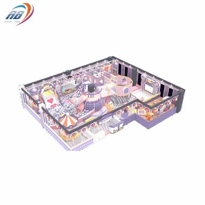 Équipement de terrain de jeux intérieur pour enfants, jeux d'amusement pour enfants, piscines à balles souples, trampoline, toboggan, jeux d'amusement, château malicieux - Product Image 2