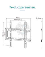 Soporte de TV Universal de Perfil Bajo B41 para Pantallas Planas de Plasma de 26-63 Pulgadas, 400x400mm, Venta al Por Mayor de Fábrica