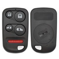 Étui de clé de voiture télécommandée Hon à 5 boutons noir, coque de clé de voiture sans clé pour véhicule