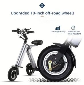 Scooter à 3 roues pliable léger et portable avec batterie au lithium et moteur sans balais en aluminium, ultra léger - Product Image 5