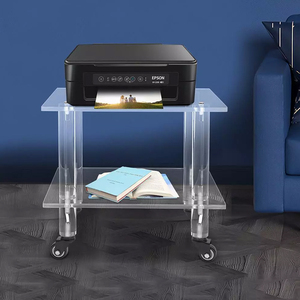 รถเข็น2ชั้นอะคริลิคใส11.81 "x 15.75" x 13.18" - Product Image 4