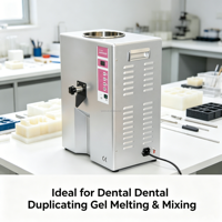 Máquina de Duplicación Dental con Control Táctil, Mezclador y Fundidor de Agar Dental de Acero Inoxidable