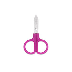 Portable Scissors Small Household Stainless Steel Purple Straight Head For Home Use Cross Stitch Thread Cutting - Product Image 4