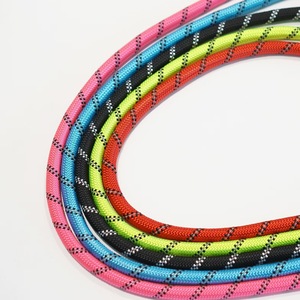 Cordon rond en polyester tressé épais en gros pour laisses de chien robustes, pièces semi-finies pour le bricolage - Product Image 1