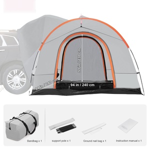Toldo Portátil Impermeable de Tela Oxford 210D para Camioneta, Carpa Trasera para Auto, Remolque, Camioneta Pickup, para Acampar al Aire Libre - Product Image 3
