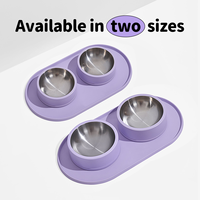 Tapis de Nourriture pour Animaux de Compagnie en Silicone Ovale Moderne, Durable, Imperméable et Antidérapant, Plateau de Nourriture pour Chiens et Chats