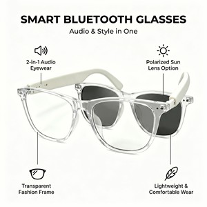 M0 Smart <b>Glasses</b> Multifunctional Translation Polarized Lens <b>with</b> Audio Speakers Mic Bluetooth Sunglasses for Men Women Outdoor - Product Image 6