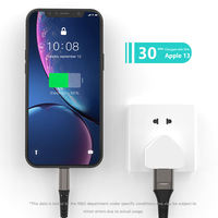 Câble USB en nylon tressé en forme de L à 90 degrés, 60W/3A, charge rapide, alliage de zinc, chargeur de type C, matériau en cuivre pur, IOS
