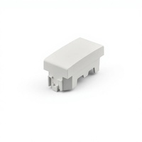 Cache-trou carré blanc, module de remplissage pour interrupteur de sol standard italien, panneau de finition pour bureau