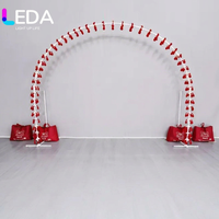 Arche de ballons à gonflage automatique LEDA de qualité supérieure, populaire pour les mariages, les fêtes et les événements, fournitures de décoration, support d'arche de ballons