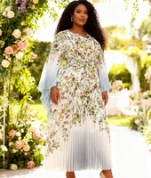 Robe longue décontractée plissée style Miyake, couleur tendance, grande taille, élégante et haut de gamme, pour l'automne, pour femmes distinguées