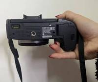 Appareil photo hybride d'occasion, vidéo 4K 30fps, capteur CMOS plein format, mise au point fixe, écran 2-3 pouces, compatible carte SD