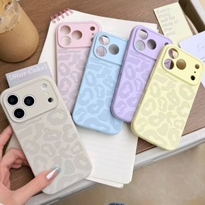 Coque de téléphone portable en silicone microfibre imprimé léopard Senyork pour iPhone 17 Pro Max 16 15 Plus 14 13 - Product Image 5