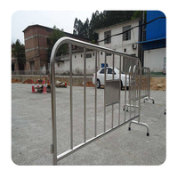 Barrera Removible de Control de Multitudes para Eventos, Valla Temporal, Barrera Peatonal, Valla de Acero para Tráfico