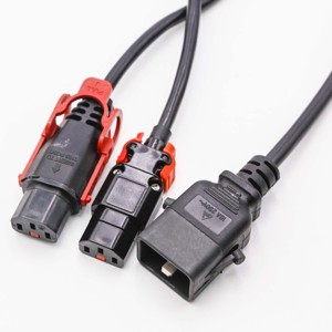 Câble de verrouillage P/lock, 10 pièces, adaptateur personnalisé IEC C13 à C14 - Product Image 2