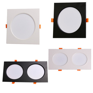 Foco de luz led inteligente para interiores, foco empotrado redondo de alta calidad, de tres colores, con ahorro de energía, RGB, 7W, 9W - Product Image 6