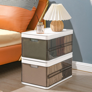 Caja de Almacenamiento de Ropa Plegable de Plástico con Compartimentos para Pantalones, Camisetas, Libros, Armario - Caja de Almacenamiento Grande - Product Image 4