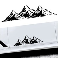 Autocollant de voiture personnalisé imperméable, montagnes, navigation, camping-cars, fourgonnettes, camping-car, voyage, voiture, camion