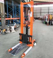 2024 vente chaude 1Ton 1.6M main transpalette empileur hydraulique manuel chariot élévateur manutention chariot élévateur à fourche