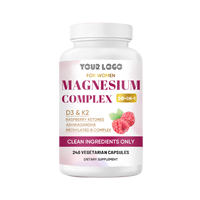 Complément Quotidien Premium pour Femmes : Capsules de Magnésium Complexe avec Glycinate, Malate, Taurate et Vitamine B6