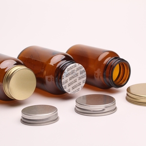 Fabrieksaanbieding 38/400 45/400 53/400 Zwarte Metalen Geribbelde Deksels Gladde Unishell Doppen Met EPE Voeringen PS Afdichtingen IHS Inductie Afdichting - Product Image 3