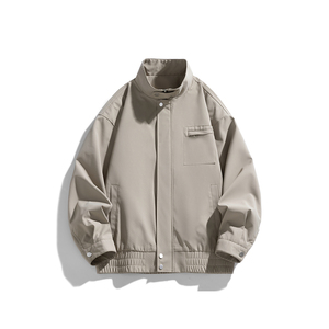 Veste en polaire coupe-vent à capuche pour homme, style rétro américain, personnalisable avec logo ODM, longue et décontractée, pour l'hiver - Product Image 4