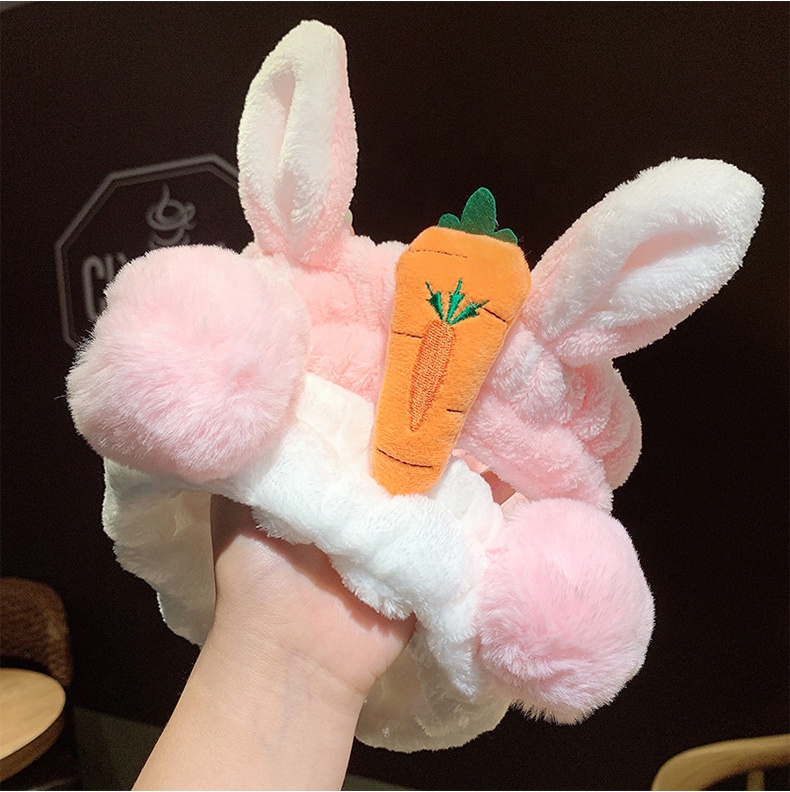 С кроличьими ушками на капюшоне для девочек головная повязка проводное бант повязка на голову головные обручи с большими глазами