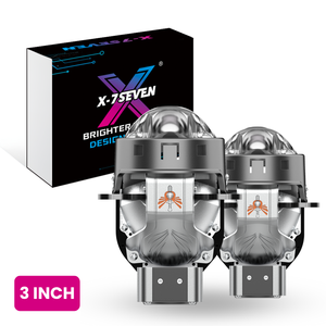 X-7SEVEN 85W Lentille de projecteur Bi-LED haute puissance 3 pouces Phare laser Mise à niveau aprè<span class=keywords><strong>s</strong></span>-vente pour véhicule modifié - Product Image 1