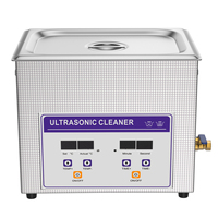 Machine de nettoyage à ultrasons puissante 40KHz 15L 360W 480W 540W pour instruments chirurgicaux, avec minuterie automatique