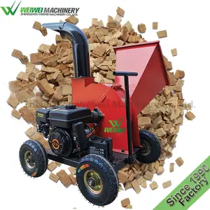 Weiwei Ốc Nông Nghiệp Gỗ Chipper Lâm Nghiệp Máy Vườn Chi Nhánh Shredder