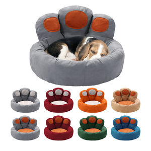 Cama para Perros con Diseño de Pata de Oso, Personalizable por el Fabricante, de Poliéster Sólido, Lavable, Cojín para Perros, Sofá, Silla, Antideslizante - Product Image 5