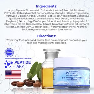Kem dưỡng da mặt hàng ngày & Kem dưỡng da 1.7 floz Đồng Peptide ghk-cu chống lão hóa sửa chữa Làm săn chắc chống nhăn - Product Image 3