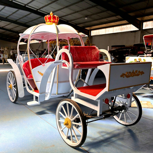 Carruaje Eléctrico Real para Bodas, Vagoneta Estilo Cenicienta, Carro de Paseo con Frenos Hidráulicos, Color Personalizable - Product Image 1