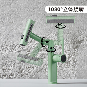 Jboyun Basin Faucet Single Handle Ceramic Valve Core Pull Out <b>Spray</b> Deck <b>Mounted</b> Sink Tap - Product Image 2
