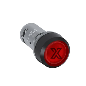 CP1-11R-01 สวิตช์ปุ่มกดขนาดกะทัดรัด ปุ่มรีเซ็ตแบบฝังสีแดงพร้อมไฟ LED - Product Image 1