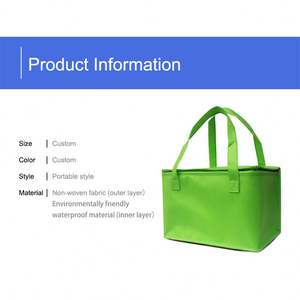 Sac isotherme personnalisé avec logo, sac à déjeuner isotherme, sac de plage, pique-nique, camping, voyage en plein air, sac isotherme pliable - Product Image 6