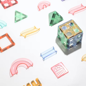 Heiße Verkäufe OEM ODM Custom Colors CPC ABS Kunststoff Bunt Andere Lernspiel zeug Magnetic Marble Run für Youngster - Product Image 1